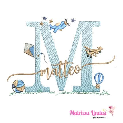 Matriz de Bordado – Nome Matteo