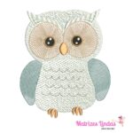 Matriz de Bordado Corujinha para bordar ML