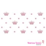 matriz de bordado Poá com Coroa para menina paar bordar ML