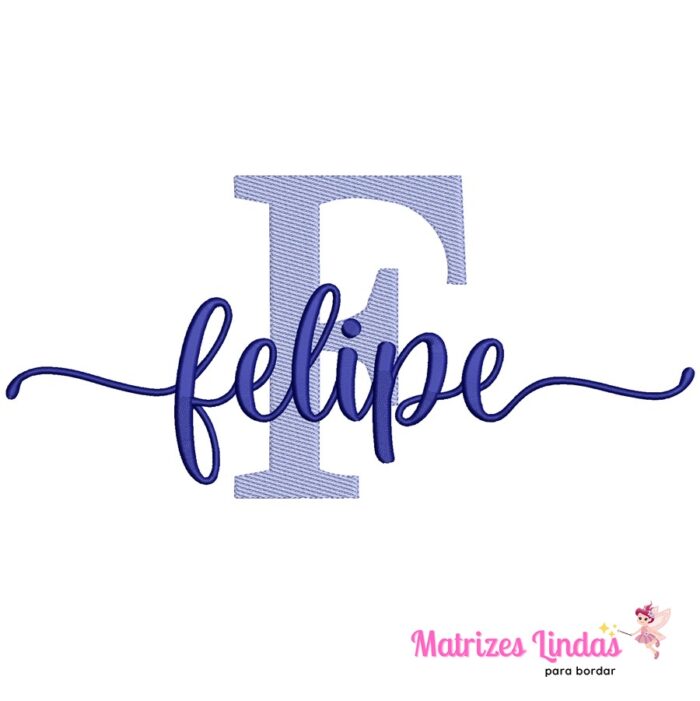 Matriz de Bordado – Nome Felipe