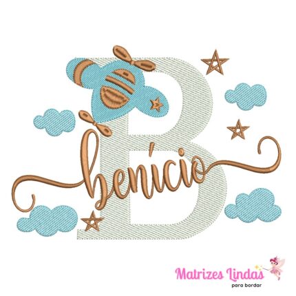Matriz de Bordado – Nome Benício 02