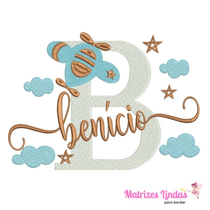 Matriz de Bordado – Nome Benício 02