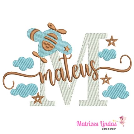 Matriz de Bordado – Nome Mateus