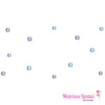 Matriz de Bordado Poá Bolinha para menino para bordar ML