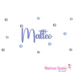 Matriz de Bordado Poá Matteo para bordar ML