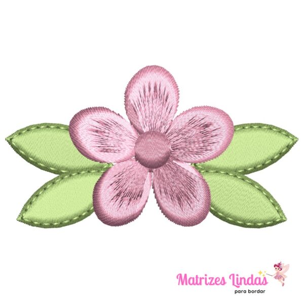 Matriz de bordado Florzinha para bordar ML