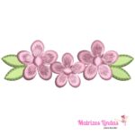 Matriz de bordado Florzinhas para bordar ML