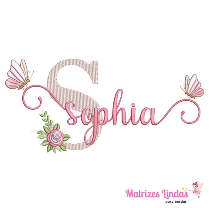 Matriz de Bordado – Nome Sophia