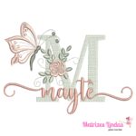 Matriz de Bordado nome Maytê para bordar ML
