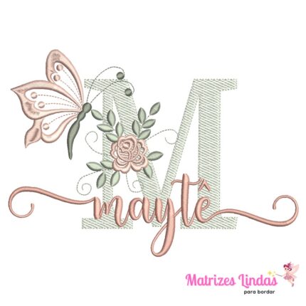 Matriz de bordado – Nome Maytê