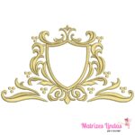 Matriz de Bordado Moldura Arabesco para bordar ML