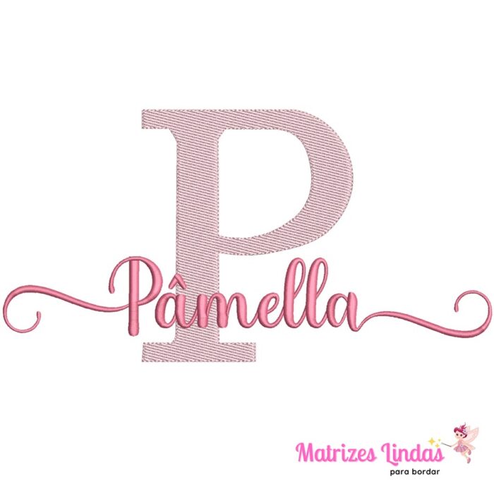 Matriz de Bordado – Nome Pâmella