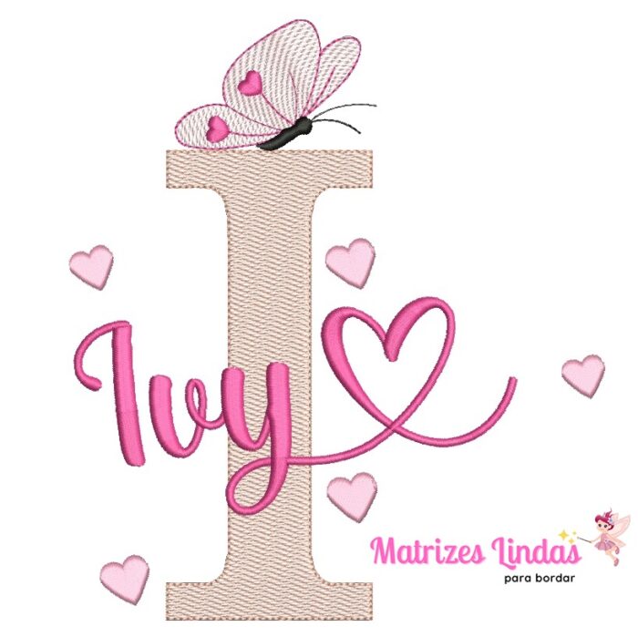 Matriz de Bordado – Nome Ivy