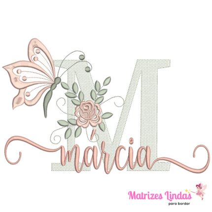 Matriz de Bordado – Nome Márcia