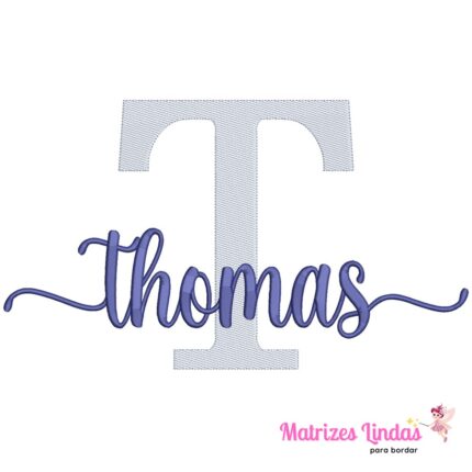 Matriz de Bordado nome thomas para bordar ML