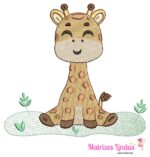 Matriz de Bordado Girafinha para bordar ML