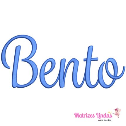 Matriz de Bordado Nome Bento para bordar ML