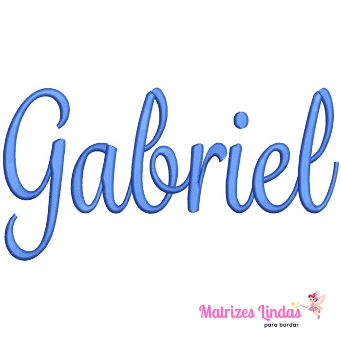 Matriz de Bordado Nome Gabriel para bordar ML
