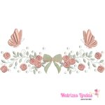 Matriz de Bordado Raminho Flores para bordar ML