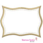 Matriz de bordado Tag 01 para bordar ML