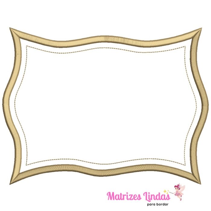 Matriz de bordado Tag 01 para bordar ML
