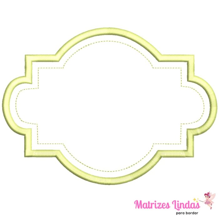 Matriz de bordado Tag 01 para bordar ML