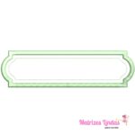Matriz de bordado Tag 01 para bordar ML