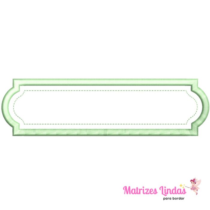 Matriz de bordado Tag 01 para bordar ML