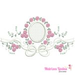 matriz de bordado raminho flores Laço para bordar ML
