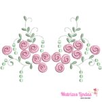 matriz de bordado raminho flores para bordar ML