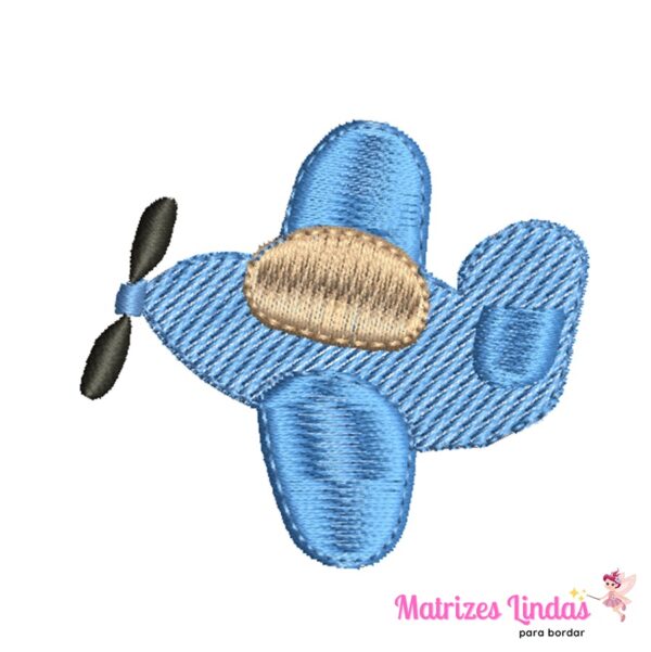 Matriz de Bordado Aviãozinho para bordar ML