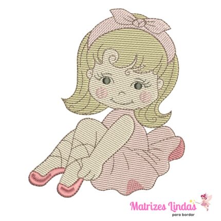 Matriz de Bordado – Bailarina