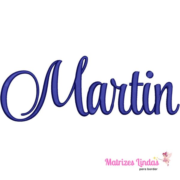 Matriz de Bordado Nome Martin para bordar ML