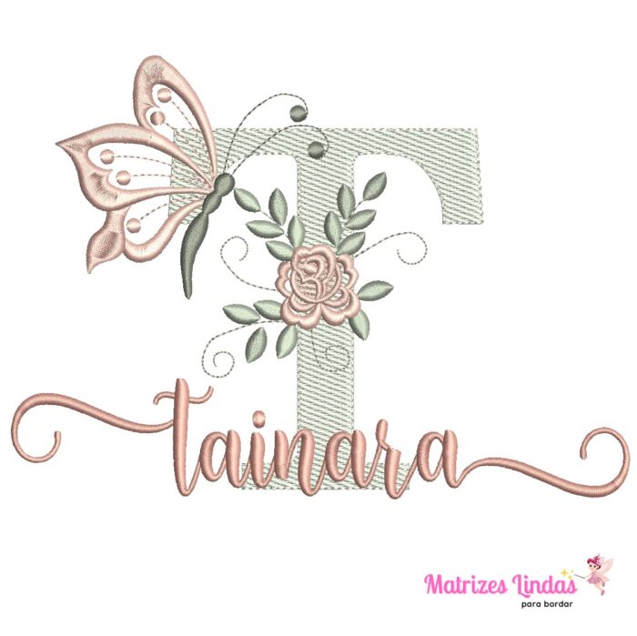 Matriz de Bordado – Nome Tainara