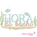 Matriz de Bordado Hora do banho 2 para bordar ML
