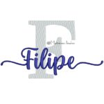 Matriz de Bordado Nome Filipe para bordar ML