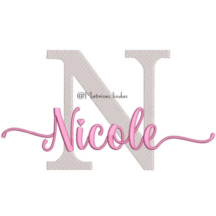 Matriz de bordado – Nome Nicole