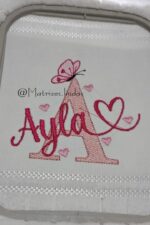 Matriz de bordado teste nome ayla pra bordar
