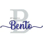 matriz de bordado nome Bento para bordar ML