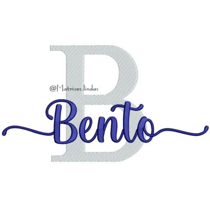 Matriz de Bordado – Nome Bento 03
