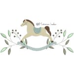 Matriz de Bordado Cavalinho Raminho para bordar ML