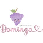 matriz de bordado Uva domingo para bordar ML