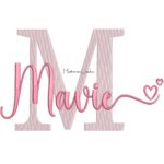 Matriz de Bordado nome Mavie para bordar ML