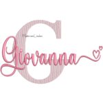 Matriz de bordado nome Giovanna para bordar ML