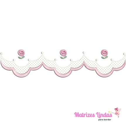 Matriz de Bordado – Barrinha Florzinha Matriz de Bordado – Barrinha Florzinha