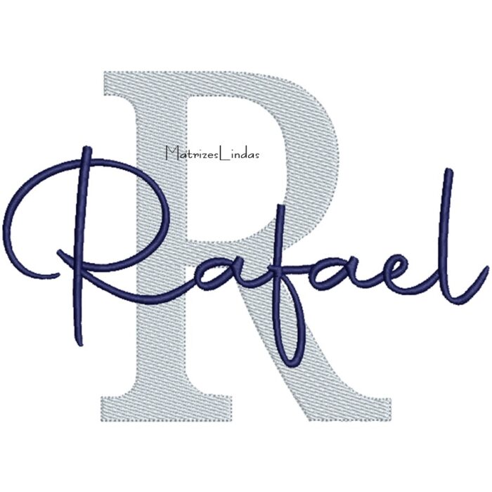 matriz de bordado nome Rafael para bordar ML