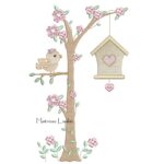 Matriz de Bordado - Árvore com Cassinha de Passarinho