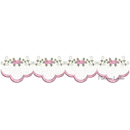 Matriz de Bordado – Barrinha Flor Matriz de Bordado – Barrinha Flor