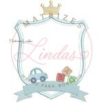 Matriz de Bordado - Brasão com Carrinho