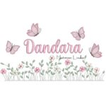 Matriz de Bordado - Dandara Jardim Flores